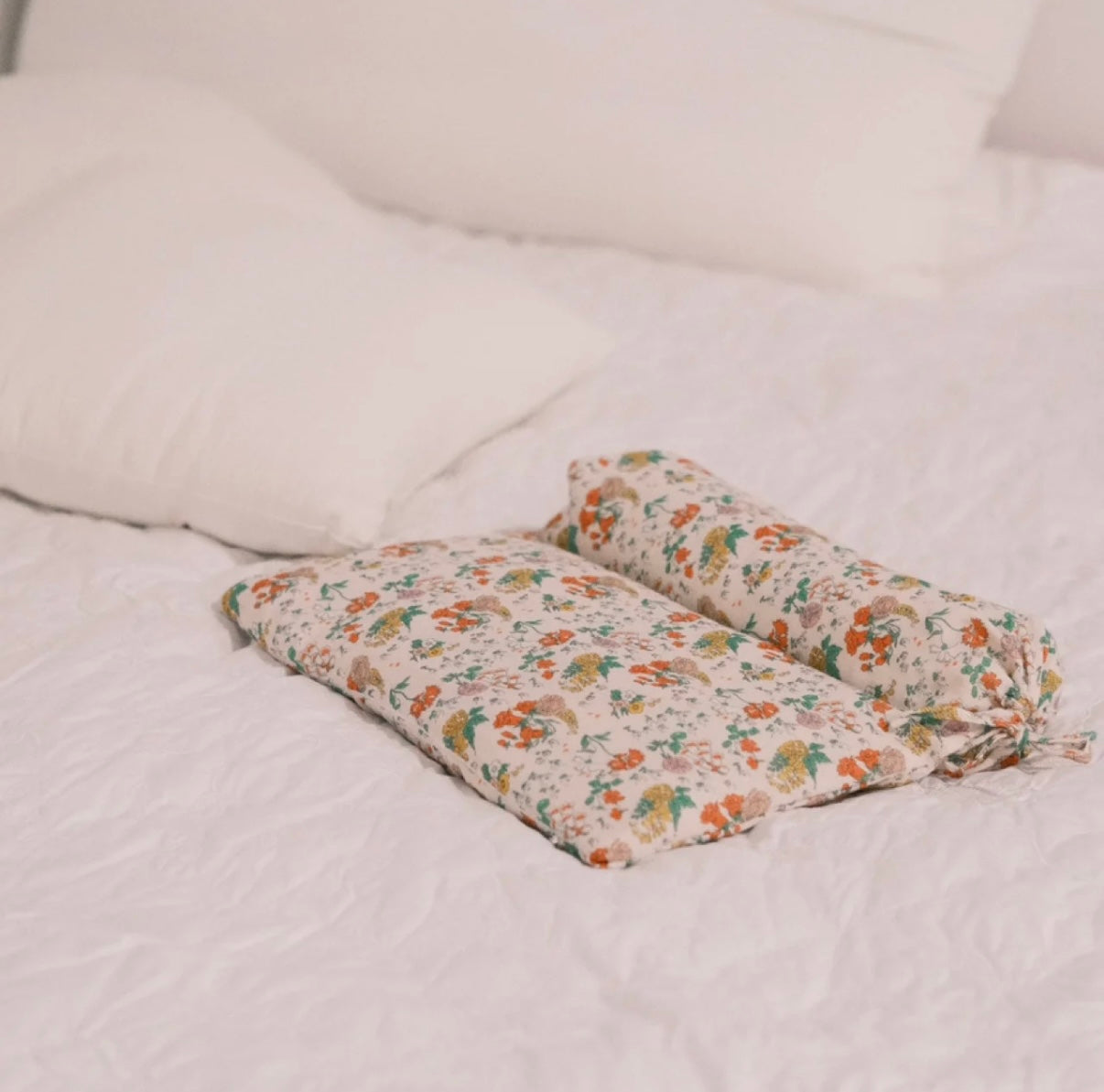 Herbal Granule Cervical Pillow, Hand-Filled Heavy Firm Neck Support with Breathable Plaid Cotton Cover (Drawstring), Suitable for Cervical Relaxation, Neck Pain Relief, Firm-Pillow Sleepers